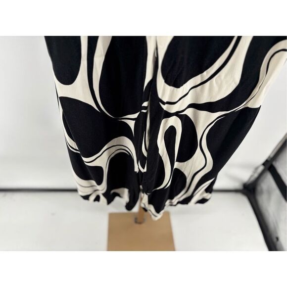 Eloquii Women’s Cookies & Cream Printed Wide Leg Pant Size 14 - Picture 5 of 8